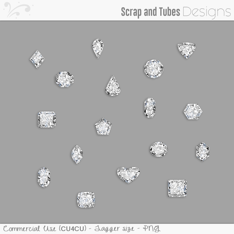 Precious Mini Diamonds Clipart - Click Image to Close